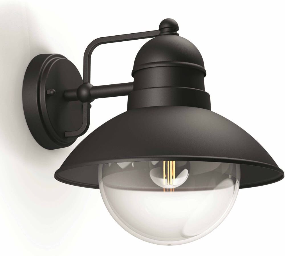 Philips myGarden Vägglampa Hoverfly 1x60 W svart 1723730PN Philips myGarden Vägglampa Hoverfly 1x60 W svart 1723730PN