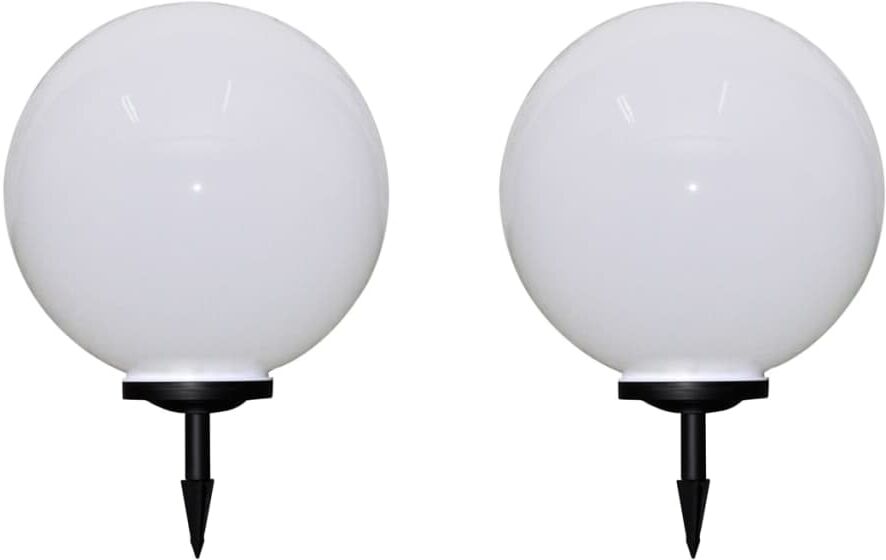 vidaXL Utomhuslampor 2 st LED 50 cm med markspett vidaXL Utomhuslampor 2 st LED 50 cm med markspett