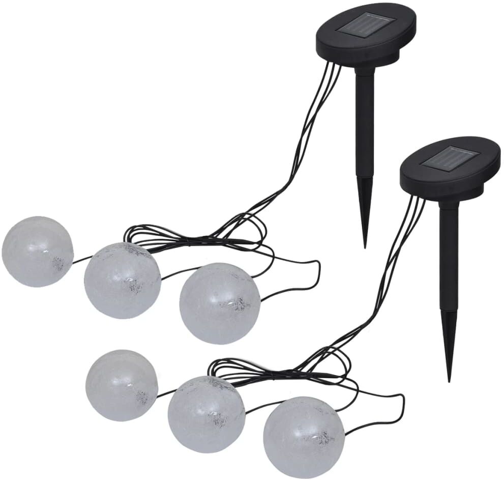 vidaXL Flytande lampor 6 st LED för damm och pool vidaXL Flytande lampor 6 st LED för damm och pool