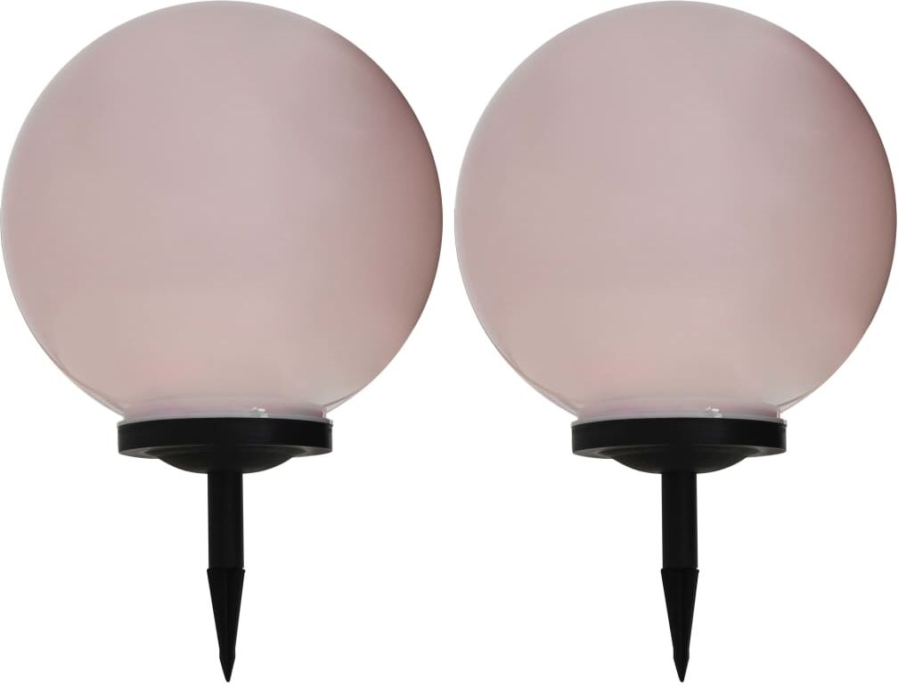 vidaXL Solcellslampor med LED 2 st sfäriska 40 cm RGB vidaXL Solcellslampor med LED 2 st sfäriska 40 cm RGB