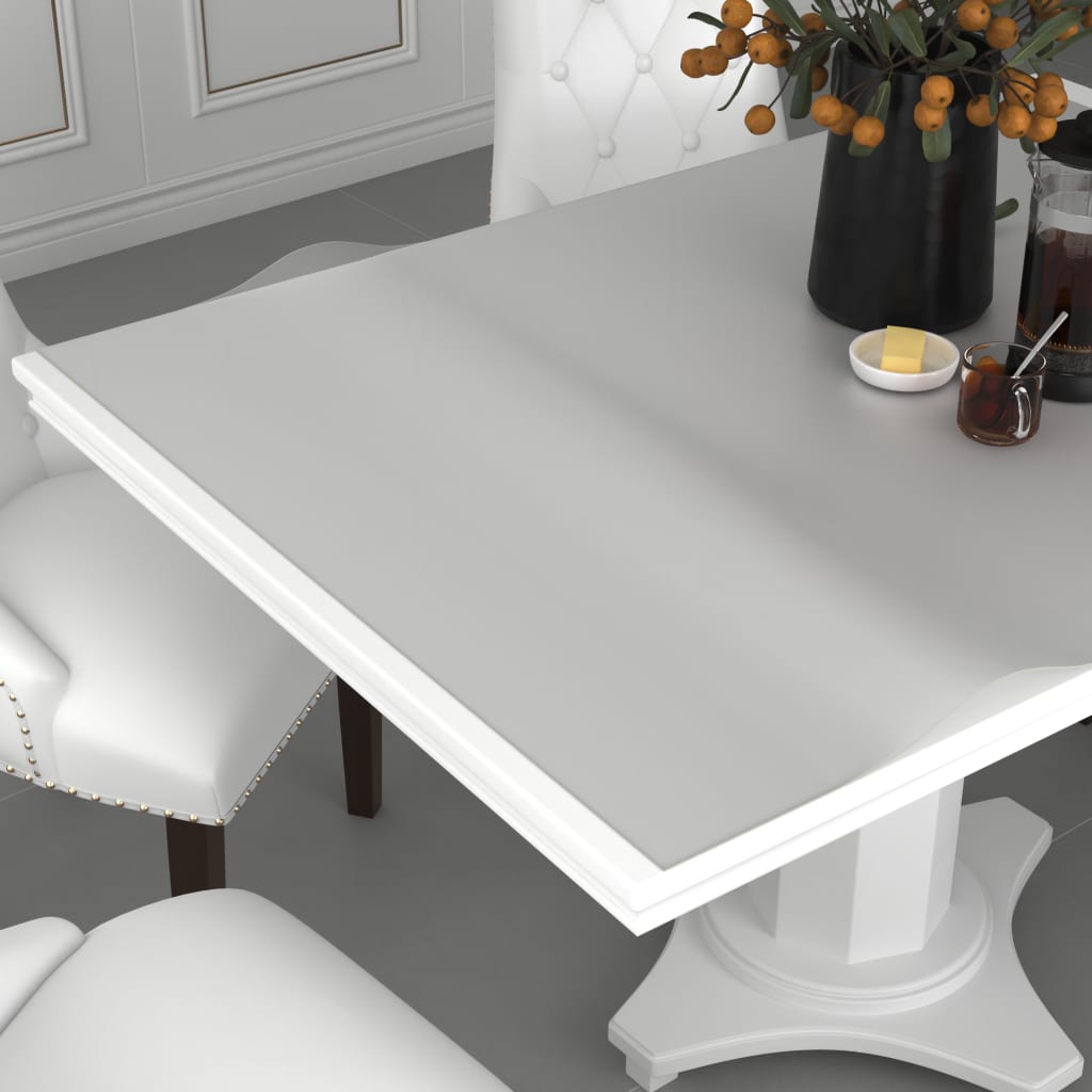 vidaXL Bordsskydd matt 90x90 cm 2 mm PVC vidaXL Bordsskydd matt 90x90 cm 2 mm PVC