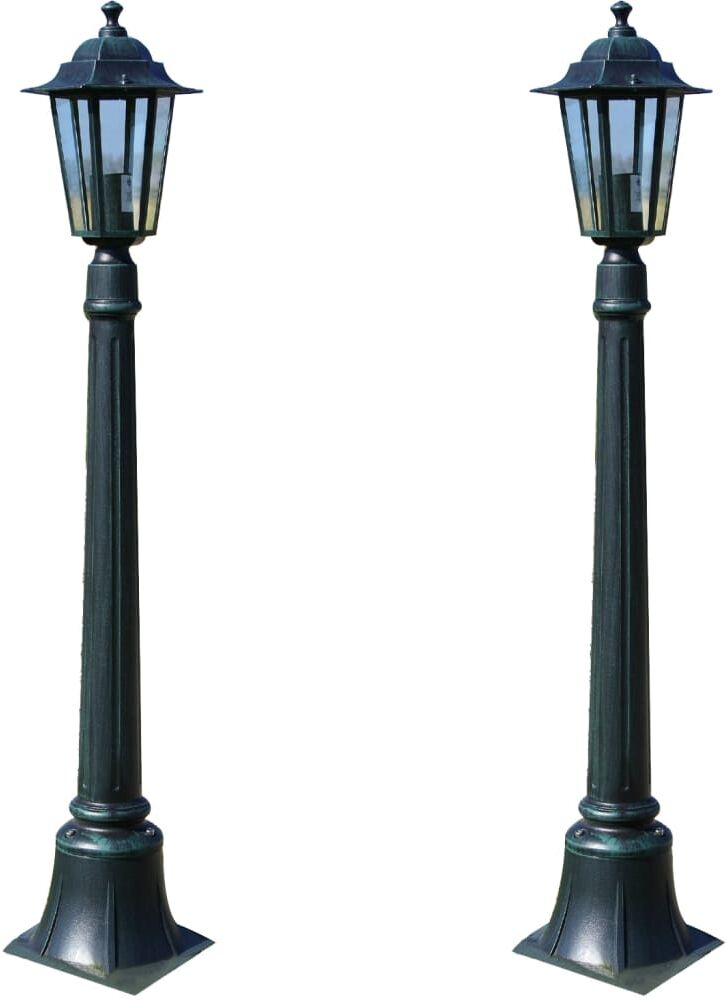 vidaXL Trädgårdslampa Preston 2 st 105 cm vidaXL Trädgårdslampa Preston 2 st 105 cm