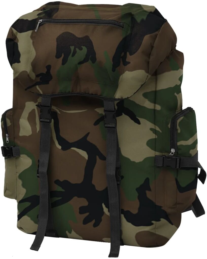 vidaXL Arméryggsäck 65 L kamouflage vidaXL Arméryggsäck 65 L kamouflage