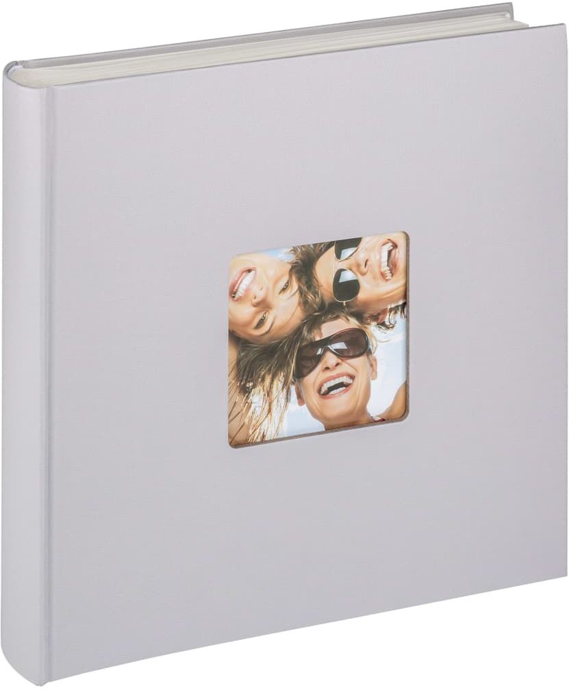 Walther Design Fotoalbum Fun 30x30 cm ljusgrå 100 sidor Walther Design Fotoalbum Fun 30x30 cm ljusgrå 100 sidor