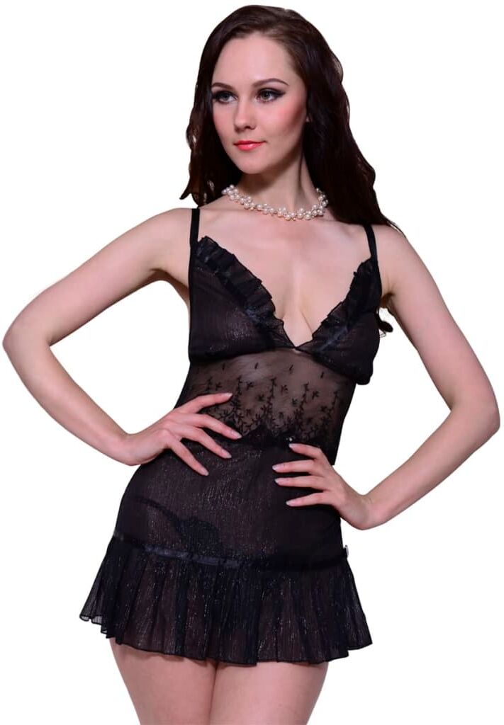 vidaXL Sexigt underklädesset med klänning och stringtrosa L / XL vidaXL Sexigt underklädesset med klänning och stringtrosa L / XL