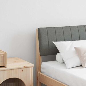 vidaXL Klädd sänggavel Mörkgrå 180 cm Massiv furu vidaXL Klädd sänggavel Mörkgrå 180 cm Massiv furu