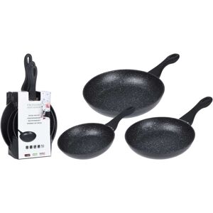 Excellent Houseware Stekpannor set 3 delar