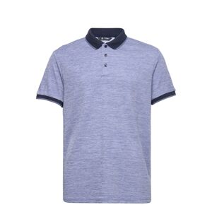Abacus Mens Acton Polo Knitwear Short Sleeve Knitted Polos Blå Abacus