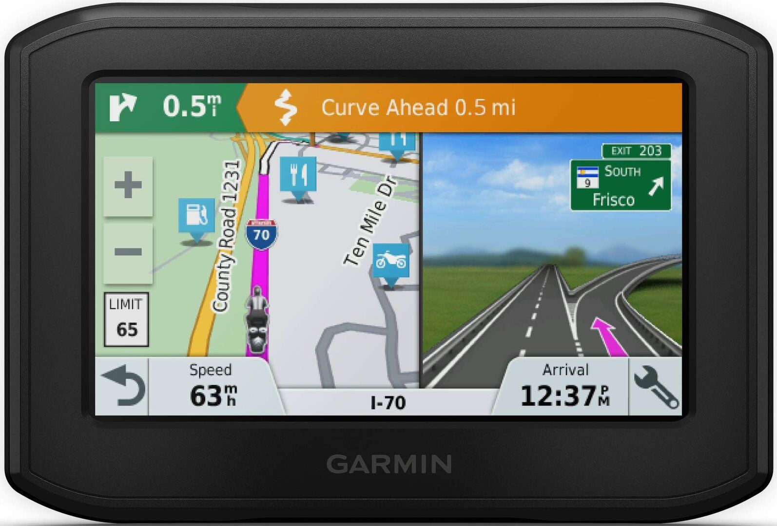 Garmin zumo 396LMT-S Navigeringsgerät en storlek Svart Garmin zumo 396LMT-S Navigeringsgerät en storlek Svart