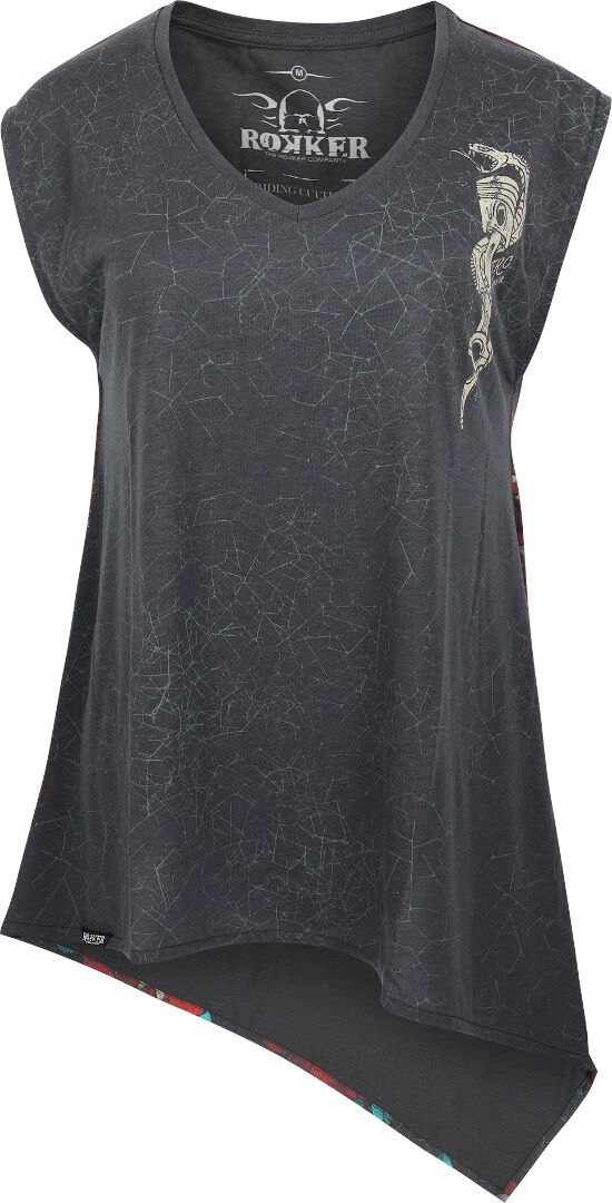 Rokker Cobra Longshirt för damer M Svart Rokker Cobra Longshirt för damer M Svart