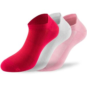 Lenz Performance Sneaker Tech Strumpor 39 40 41 42 Vit Röd Rosa