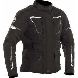 Richa Phantom 2 vattentät Damer Motorcykel Textil Jacka 3XL Svart