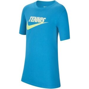 NIKE Tennis Tee Turquoise Boys (L)