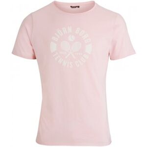 BJÖRN BORG Mens Tee Summer T.C Pink (L)