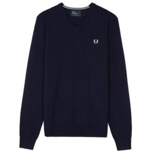 FRED PERRY Classic V Neck Sweater Dark Carbon (XL)