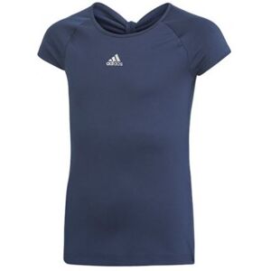 ADIDAS Girls Ribbon Tee Navy (S)