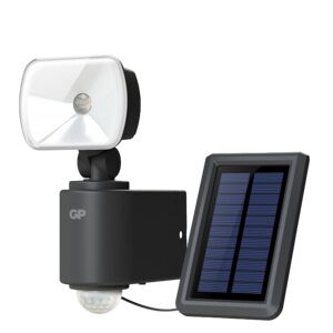 Trådlös utomhusbelysning GP Safeguard RF3.1H med en lampa, rörelsesensor och solpanel