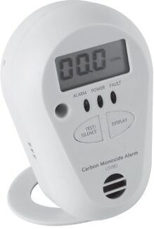 Kolmonoxidvarnare Deltronic med 7-års batteri och digital display Kolmonoxidvarnare Deltronic med 7-års batteri och digital display