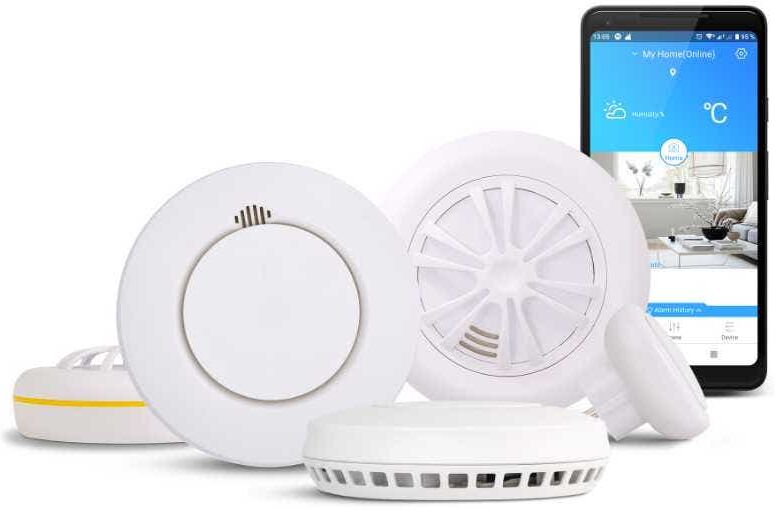 Smart brandvarnaresystem Housegard Note - Startpaket med hub och brandvarnare Smart brandvarnaresystem Housegard Note - Startpaket med hub och brandvarnare