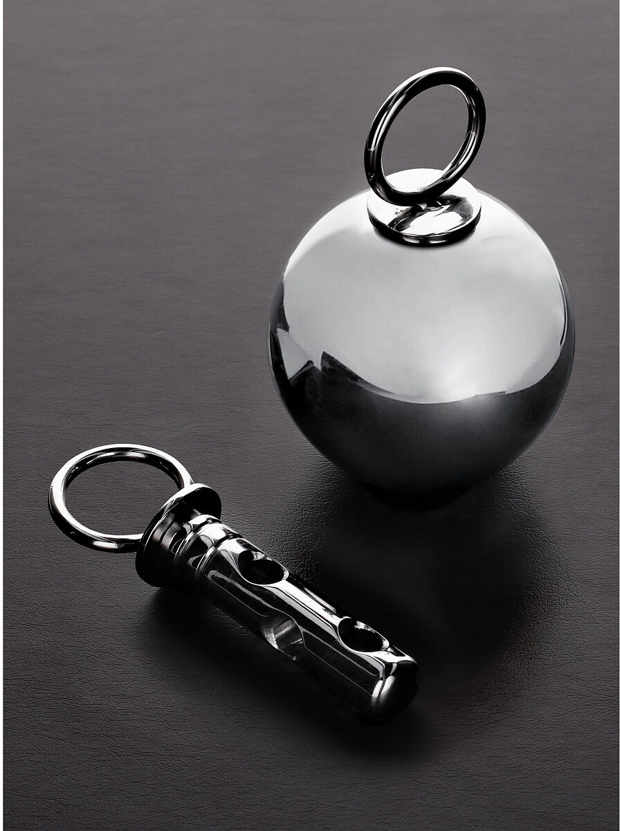 Triune: Auto Bondage Ice Ball Lock, Stainsless Steel