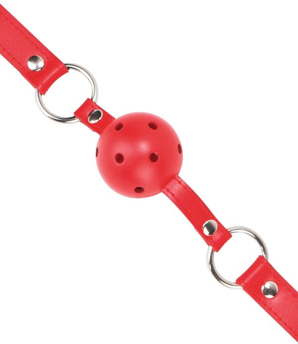 Ouch!: Ball Gag, röd Ouch!: Ball Gag, röd