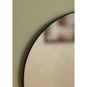 Kaila Round Mirror - Thin Black 40 Cm Ø
