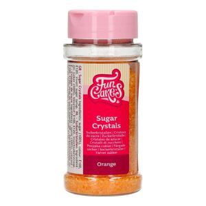 CakeSupplies FunCakes Strössel Crystals Orange - 80 gram