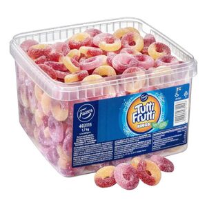 ERT Godis Singel Tutti-Frutti Ringar - 1,7 kg