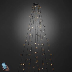 Konstsmide Christmas Appstyrd LED-trädmantel utanför 240-flg.