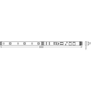 LEDVANCE Flex Remote LED-strip IP20 RGBW, 3m