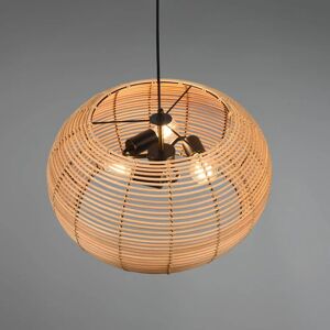 Trio Lighting Inga pendellampa med skärm i rotting Ø 50 cm