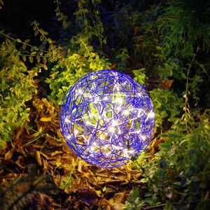 STAR TRADING LED 3D-designboll Galax Fun, Ø 30 cm, blå