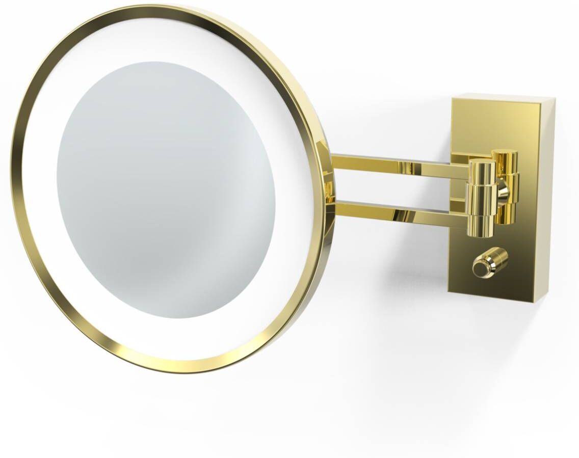 Decor Walther BS 36 LED-sminkspegel, guld Decor Walther BS 36 LED-sminkspegel, guld