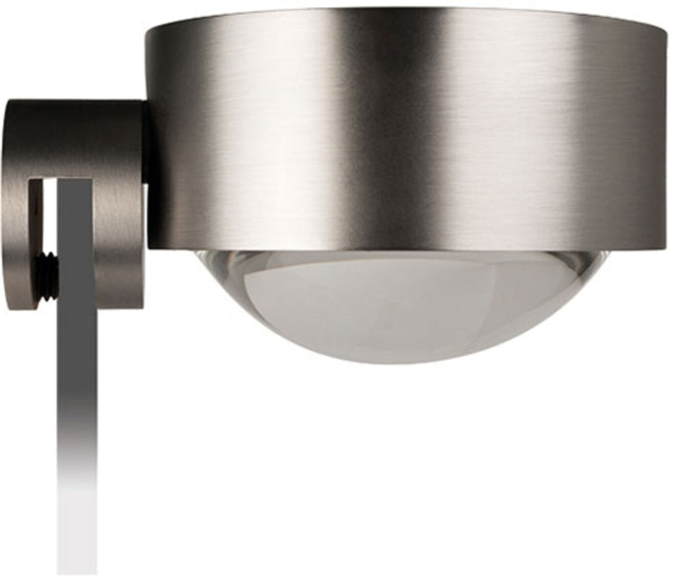 Top Light LED-spegelklämlampa Puk Fix, nickel matt Top Light LED-spegelklämlampa Puk Fix, nickel matt