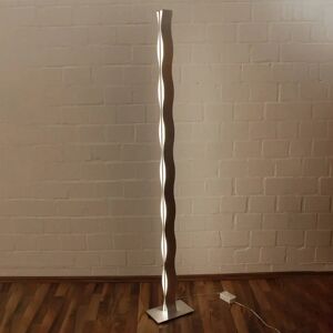 Eco-Light LED-golvlampa Wave nickel