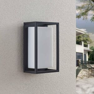 Lucande Ilirian LED-utomhusvägglampa aluminium