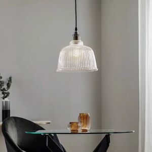 Lamkur Hänglampa Leana, klart glas, 1 lampa, krom