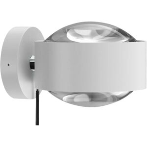 Top Light Puk Maxx Wall+ LED, klara linser, vit matt/krom