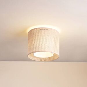 Lindby Soula Taklampa Brun - 26cm, E27, Plast & Textil Lindby Soula Taklampa Brun - 26cm, E27, Plast & Textil