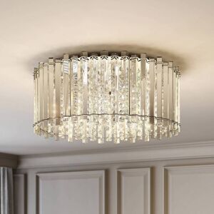 Limana Taklampa - 6 Ljus, Kristall, Silver, Modern Design Limana Taklampa - 6 Ljus, Kristall, Silver, Modern Design