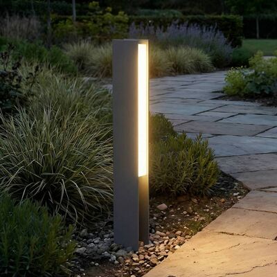 LED pollare Teerk Lucande, Svart, Aluminium / grå / zink, Modern, LED-utomhuslampa LED pollare Teerk Lucande, Svart, Aluminium / grå / zink, Modern, LED-utomhuslampa