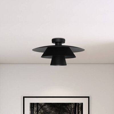 Taklampa Plato Luminex, dimbar, Svart, Vardagsrum / matsal, Metall, Modern, Taklampa Taklampa Plato Luminex, dimbar, Svart, Vardagsrum / matsal, Metall, Modern, Taklampa