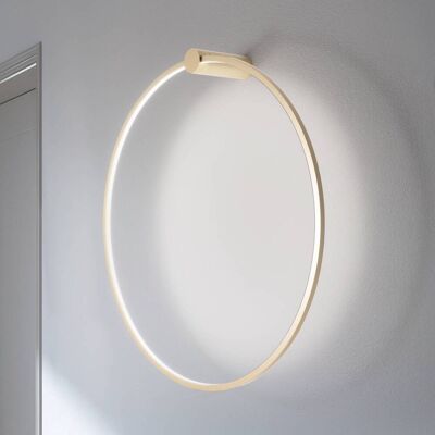 LED vägglampa Saturno Milagro Lighting, Mässing / guld, Vardagsrum / matsal, Aluminium / grå / zink, Modern, LED-vägglampa, vägglampa inomhus LED vägglampa Saturno Milagro Lighting, Mässing / guld, Vardagsrum / matsal, Aluminium / grå / zink, Modern, LED-vägglampa, vägglampa inomhus