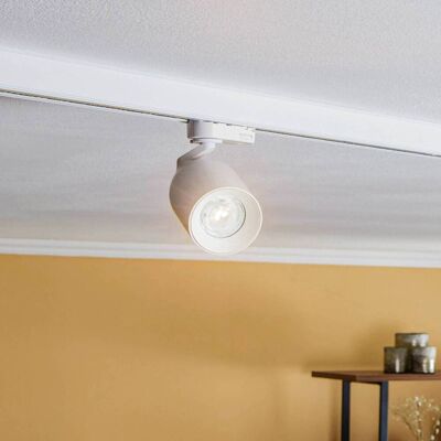 Arcchio Brinja-skenarmatur, vit, Ø 6,5 cm, 3-fas GU10 Brinja Arcchio, dimbar, Vitt / opal, Hall, Aluminium / grå / zink, Modern, Spotlight skena Arcchio Brinja-skenarmatur, vit, Ø 6,5 cm, 3-fas GU10 Brinja Arcchio, dimbar, Vitt / opal, Hall, Aluminium / grå / zink, Modern, Spotlight skena