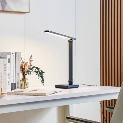 Lindby Rylas LED skrivbordslampa - Modern design - Svart Lindby Rylas LED skrivbordslampa - Modern design - Svart