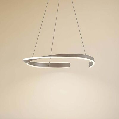 Pendellampa Eloura Lucande, Aluminium / grå / zink, Vardagsrum / matsal, Metall, Modern Pendellampa Eloura Lucande, Aluminium / grå / zink, Vardagsrum / matsal, Metall, Modern