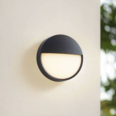 LED utomhus vägglampa Gravo Arcchio, Svart, Aluminium / grå / zink, Modern, LED-vägglampa utomhus LED utomhus vägglampa Gravo Arcchio, Svart, Aluminium / grå / zink, Modern, LED-vägglampa utomhus