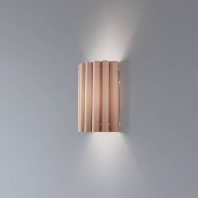 Vägglampa Aria Duolla, dimbar, Brun / rost, Vardagsrum / matsal, Textil / tyger / siden, Vägglampa, vägglampa inomhus Vägglampa Aria Duolla, dimbar, Brun / rost, Vardagsrum / matsal, Textil / tyger / siden, Vägglampa, vägglampa inomhus