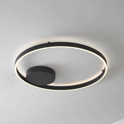 Smart taklampa Moise Lucande, dimbar, Svart, Vardagsrum / matsal, Aluminium / grå / zink, Modern, Smarta hem taklampa Smart taklampa Moise Lucande, dimbar, Svart, Vardagsrum / matsal, Aluminium / grå / zink, Modern, Smarta hem taklampa