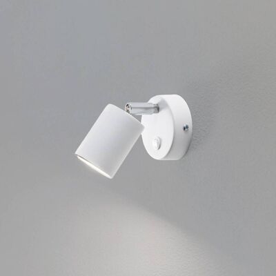 Spotlight till vägg Fun, vit, 14 cm hög, justerbar, GU10 Fun Luminex, Vitt / opal, Vardagsrum / matsal, Metall, Modern, Halogen spots Spotlight till vägg Fun, vit, 14 cm hög, justerbar, GU10 Fun Luminex, Vitt / opal, Vardagsrum / matsal, Metall, Modern, Halogen spots